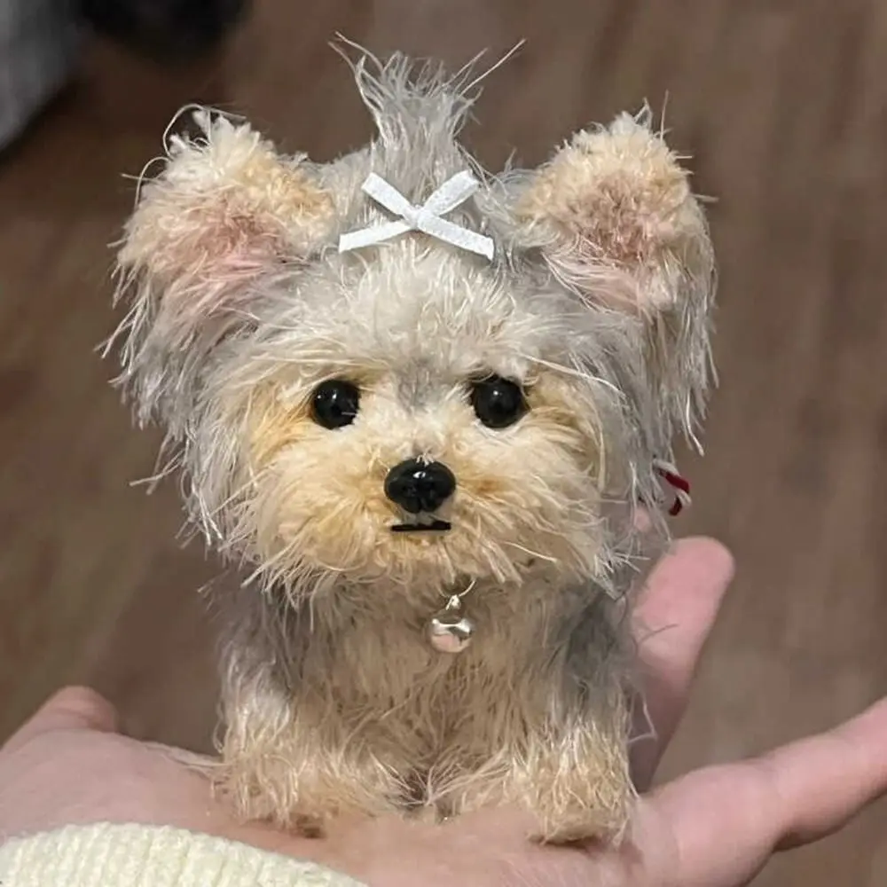 Cute Handmade Twisty Stick Little Cat Dog Keychain Gifts DIY Material Package Twist Bar Kitten Toy