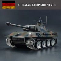 Henglong 3819-1 Large German Leopard Battle Remote Control Tank Remote Control Tank Bb Bullet Battle Tank Boy'S Birthday Gift