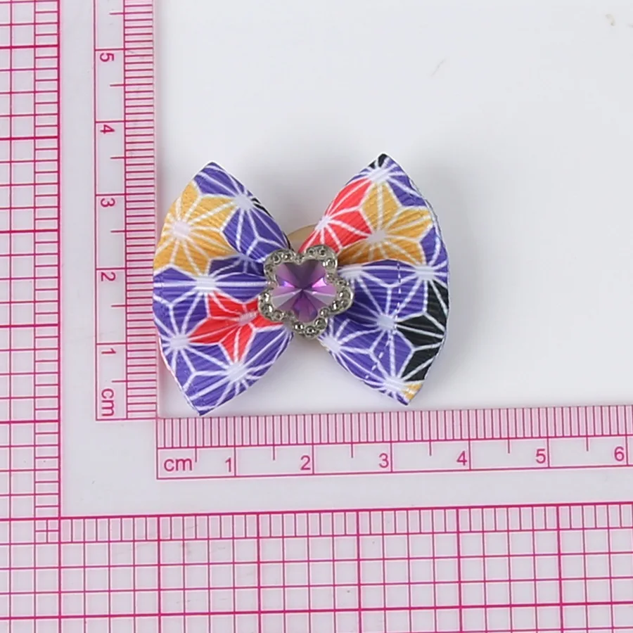 10pcs Dog Grooming Hair Bows Dog Bows Mix Colours Small Dog Accessories Dog Hair Rubber Bands Pet Headwear Pet Supplier