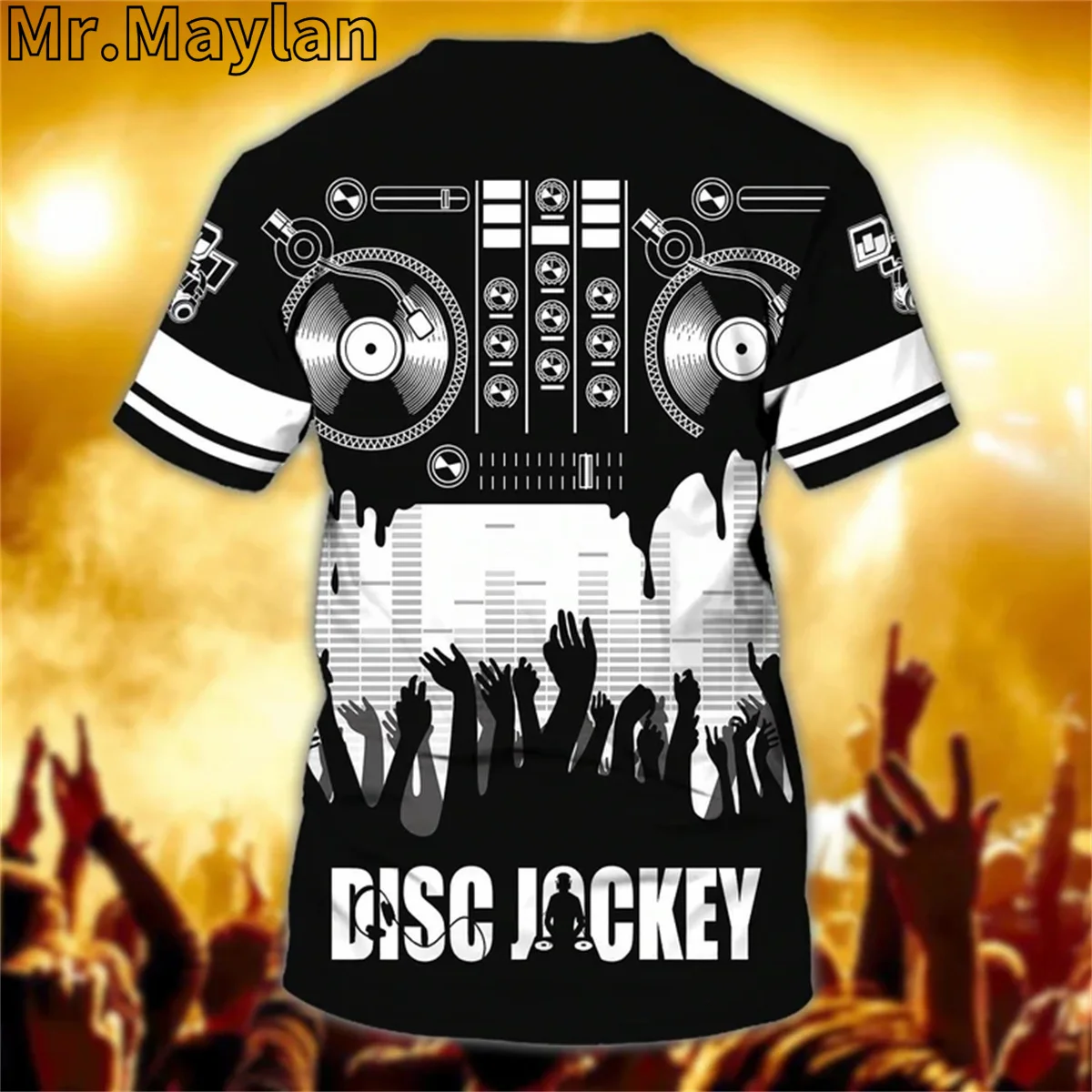 Personalized Dj Disc Jockey 3D All Over Printed T Shirt For Men And Woman Cool Dj Tshirts Best Gift To A Disc Jockey Uniform Top