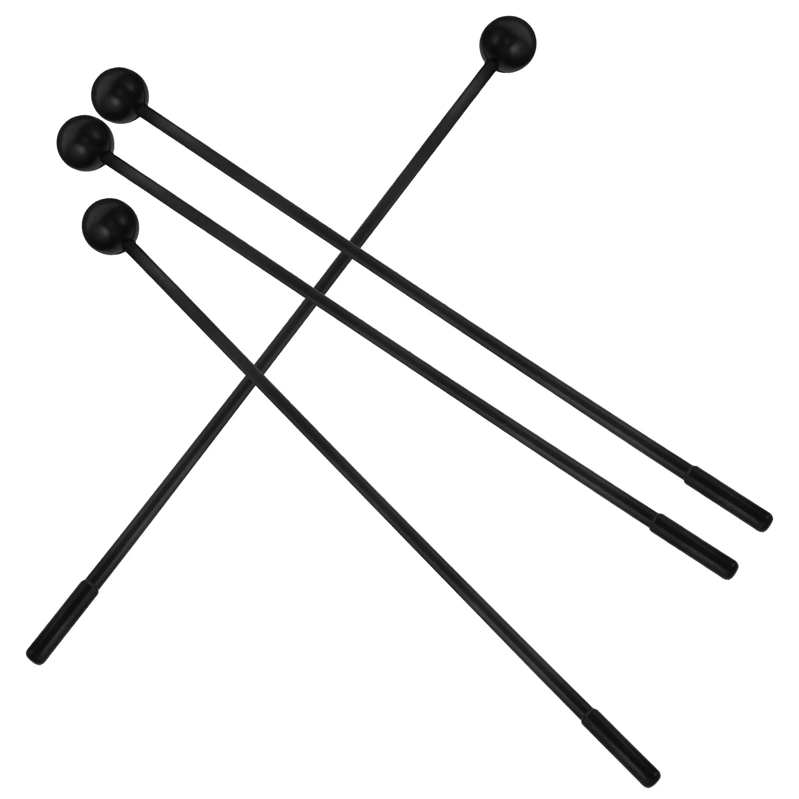 

4pcs Plastic Drum Sticks Double Ended Durable Lightweight For Jazz Snare Marching Practice Kids Beginners Students Stage