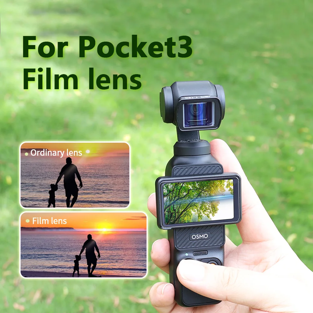 

Suitable for DJI Osmo Pocket 3 amplifier lens, wide-angle macro lens filter, smart eye pocket camera accessories