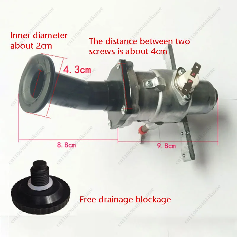1800W Heating Element, Universal Boiler Part with Bottom Drainage, Premium Replacement Accessory for Steam Garment Steamer