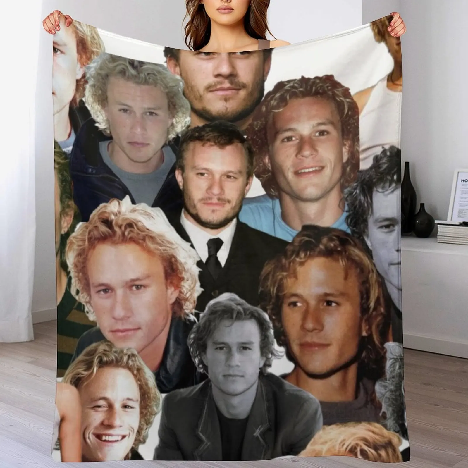 

Heath Photo collage Throw Blanket Blankets Sofas Of Decoration Soft Big Custom Decorative Sofas Blankets