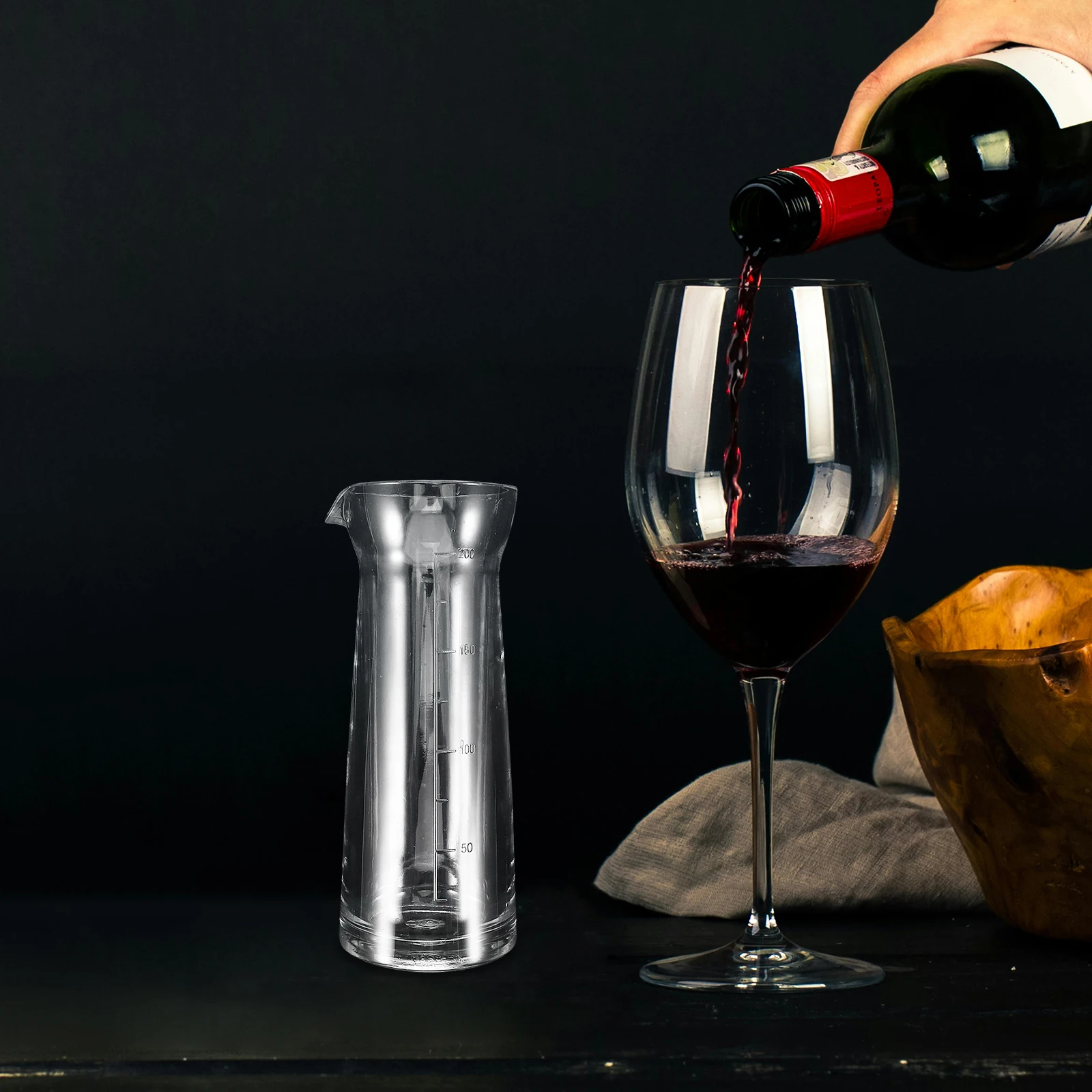 

Wine Dispenser Glass Mini Carafe Individual Serving Decanter Acrylic Beverage Pitcher for