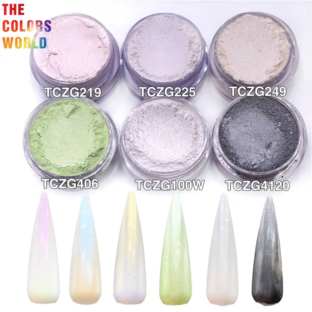 TCT-614 Pearlescent Pigment Powder Nails  Decoration Henna Tattoo Manicure ネイル Body Art Eyeshadow Eyeliner Festival Accessories