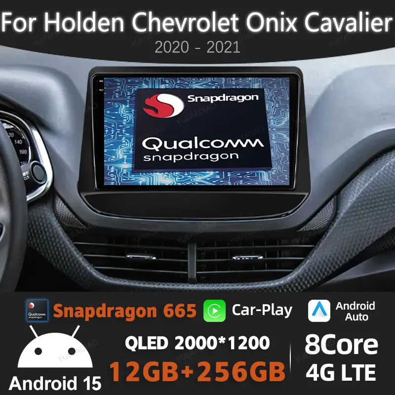 

Android 15 Car Radio For Holden Chevrolet Onix Cavalier 2020 2021 Multimedia Stereo Video Player GPS NAVI QLED 2DIN Head Unit BT