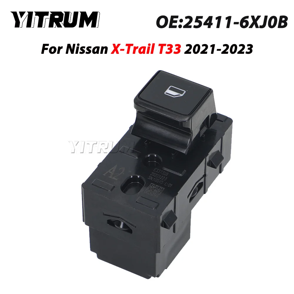 

Пассажирское сиденье YITRUM для Nissan X-Trail T33 2021 2022 2023, электрический переключатель управления окном 254116XJ0B 20200716 00783L01