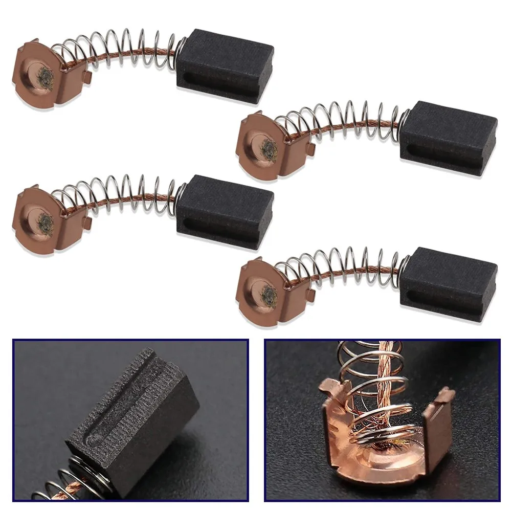 Imagem -05 - Escovas de Carbono Escova do Motor Elétrico para Ws125 Black Decker G720 Peças de Ferramentas Elétricas Acessórios 12x8x5 mm Pcs