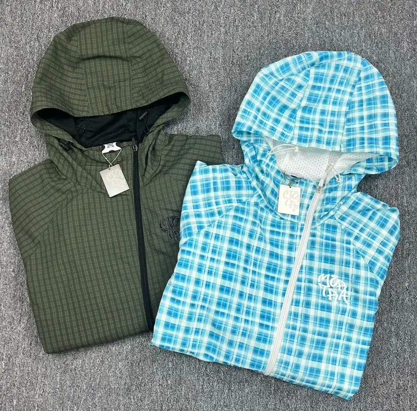 

25fw Mertra high quality Zipper Grid mesh Jacket Men Women High Quality Jackets Coat