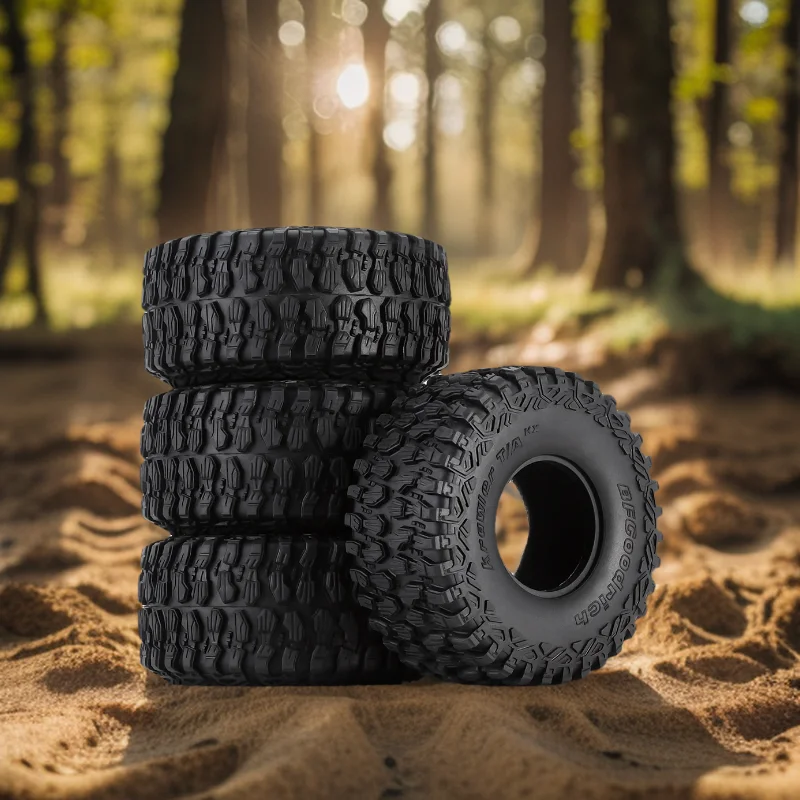 

AUSTARHOBBY 1/10 Monster Tires Rally Tires 4pcs 12mm Hex Plastic Wheel Rim Rubber Tyre for 1/10 Traxxas HSP HPI Tamiya RC Car