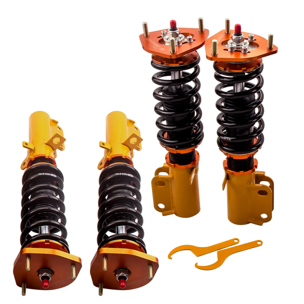 

Adj.Damper Coilovers For Toyota Corolla E90 E100 E110 AE92 AE101 AE111 1989-1998 Front Rear Coilover suspension Shock Struts