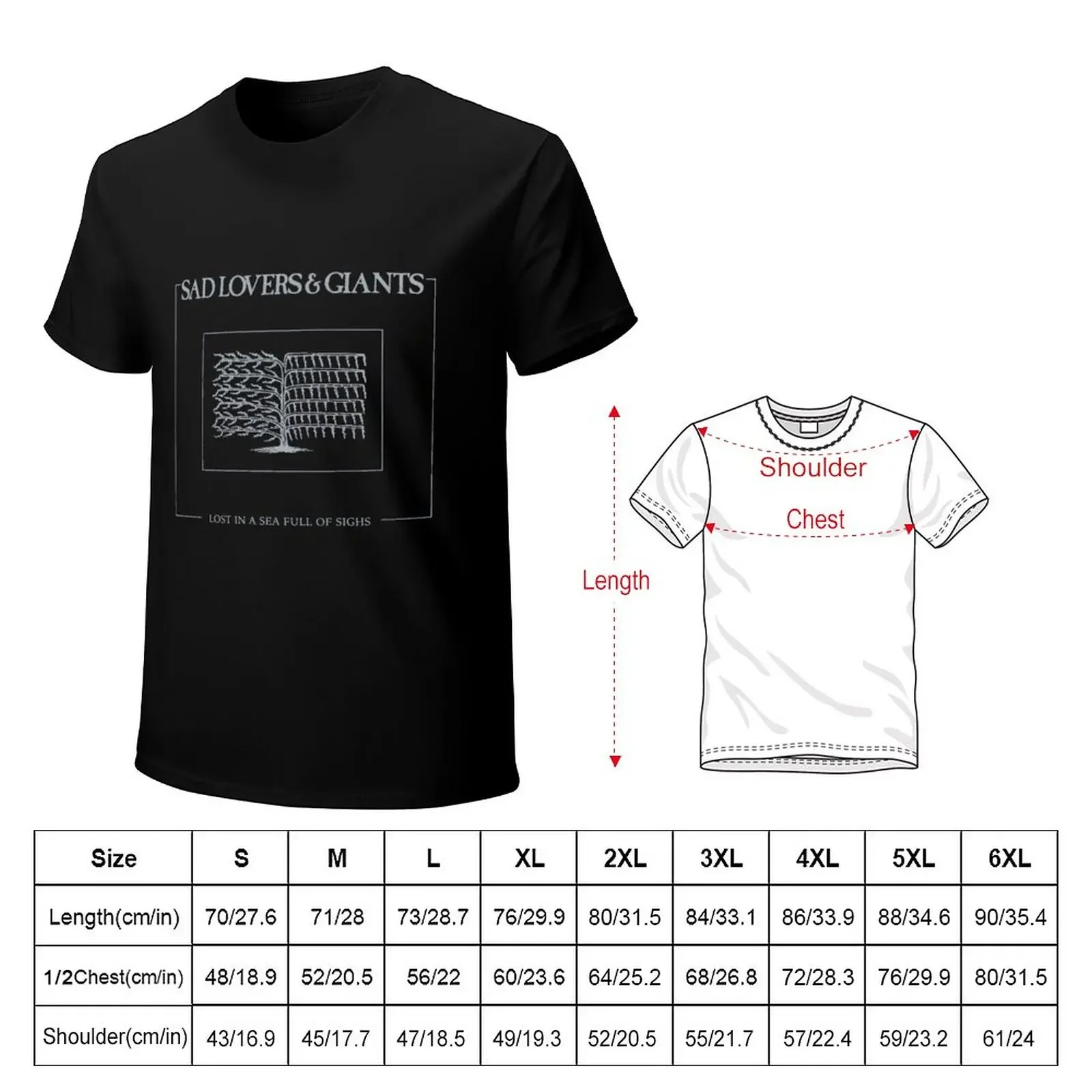 Sad lovers and giants - 80s new wave post punk compilation dark entries T-Shirt funny t shirts black t-shirts for men