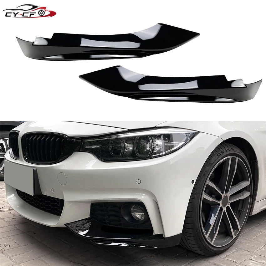 

For BMW F32 F33 F36 4 Series 420i 425i 430i 440i M440i 420d 2014-2020 M-Sport M-Tech Front Bumper Lip Spoiler Splitters Tuning