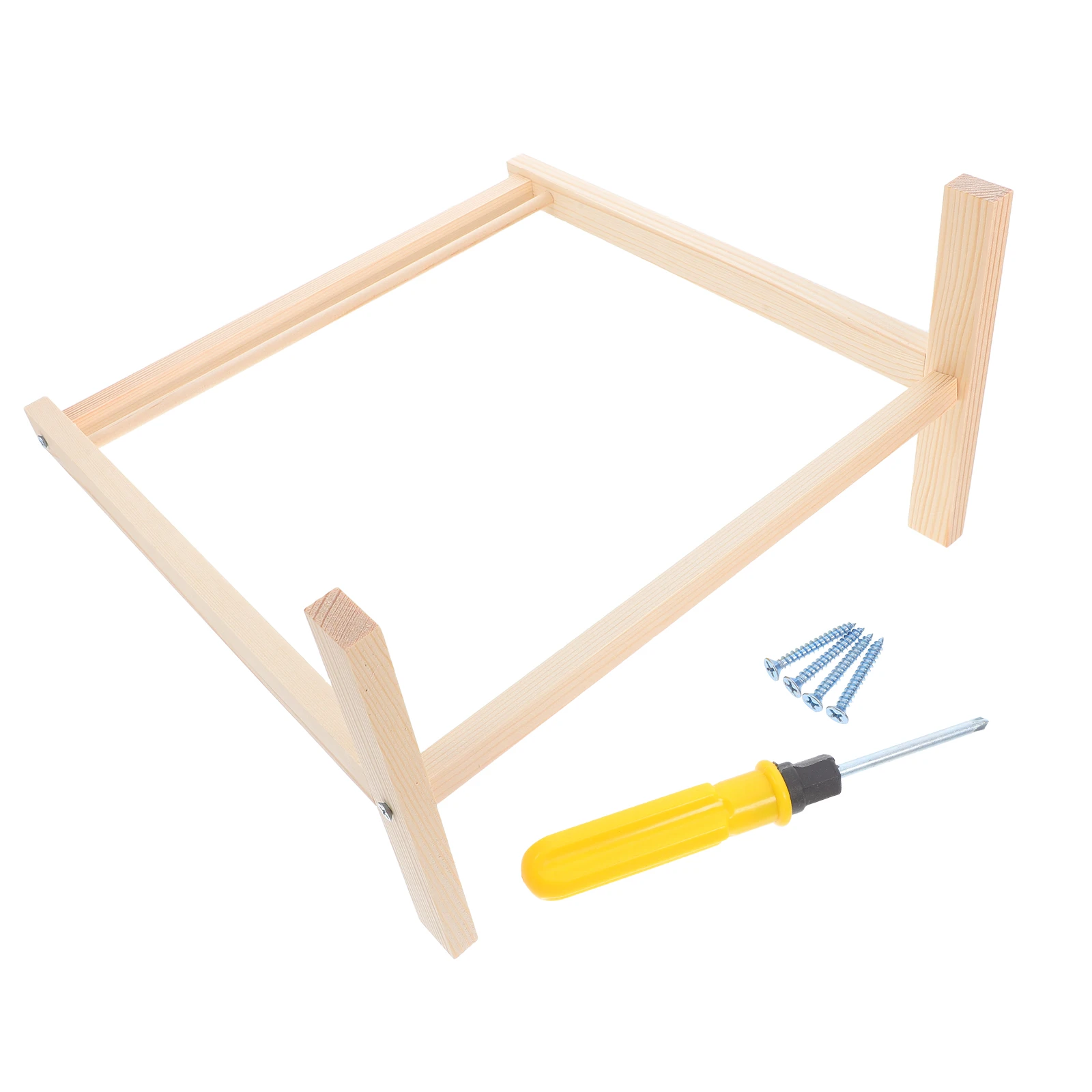 

Hanger Miniature Clothes Stand Clothing Display Rack Hangers Wooden Dress Storage Organizer House