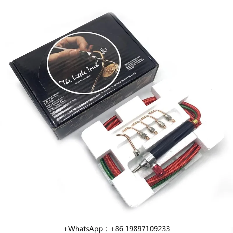 Gas Torch Jewelry DIY Welding Soldering Melting Making Tool Kit With Torch Tips