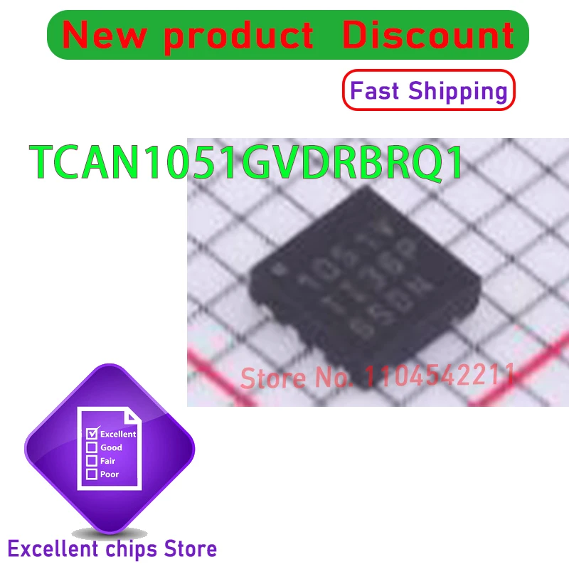 

5 шт./лот TCAN1051GVDRBRQ1 TCAN1051 1051 В SON8 новый оригинал