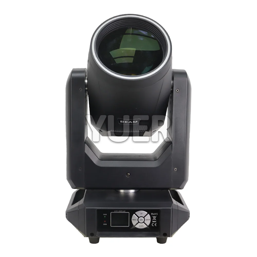 295W 14R Moving Head Beam Spot Wash Lighting 2 Prisms for Wedding DJ Disco Stage Club Party with DMX512 Control