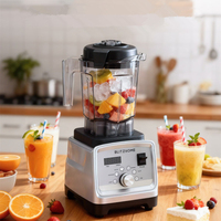 Blitzhome 1000W 1.75L Heavy Duty Commercial Grade Timer Blender Mixer Juicer Fruit Food Processor Ice Smoothies BPA Free Home