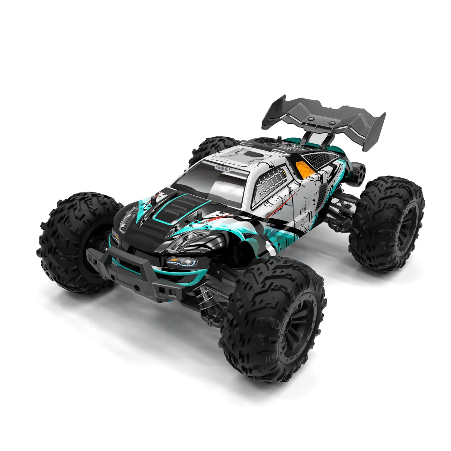 1/16 RC Off Road Auto Q117 2.4G 4WD Afstandsbediening 70 km/u Borstelloze Motor ESC Hefwiel RTR Hoge Snelheid Voertuig voor Volwassenen