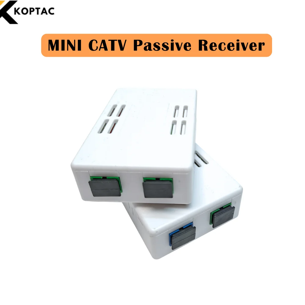 

Мини-приемник оптического узла, конвертер, пассивный приемник CATV с оптическим приемником WDM 1310/1550, одноволоконный, с WDM SC-APC/UPC