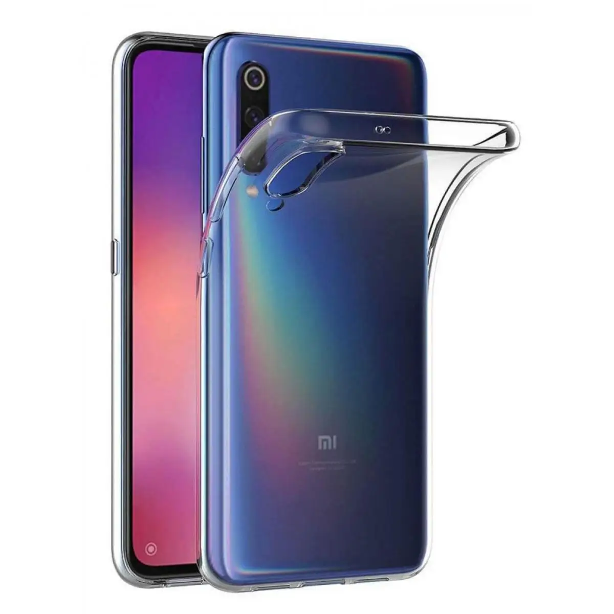 TPU gel case protective silicone case for Xiaomi MI9 transparent mobile phone