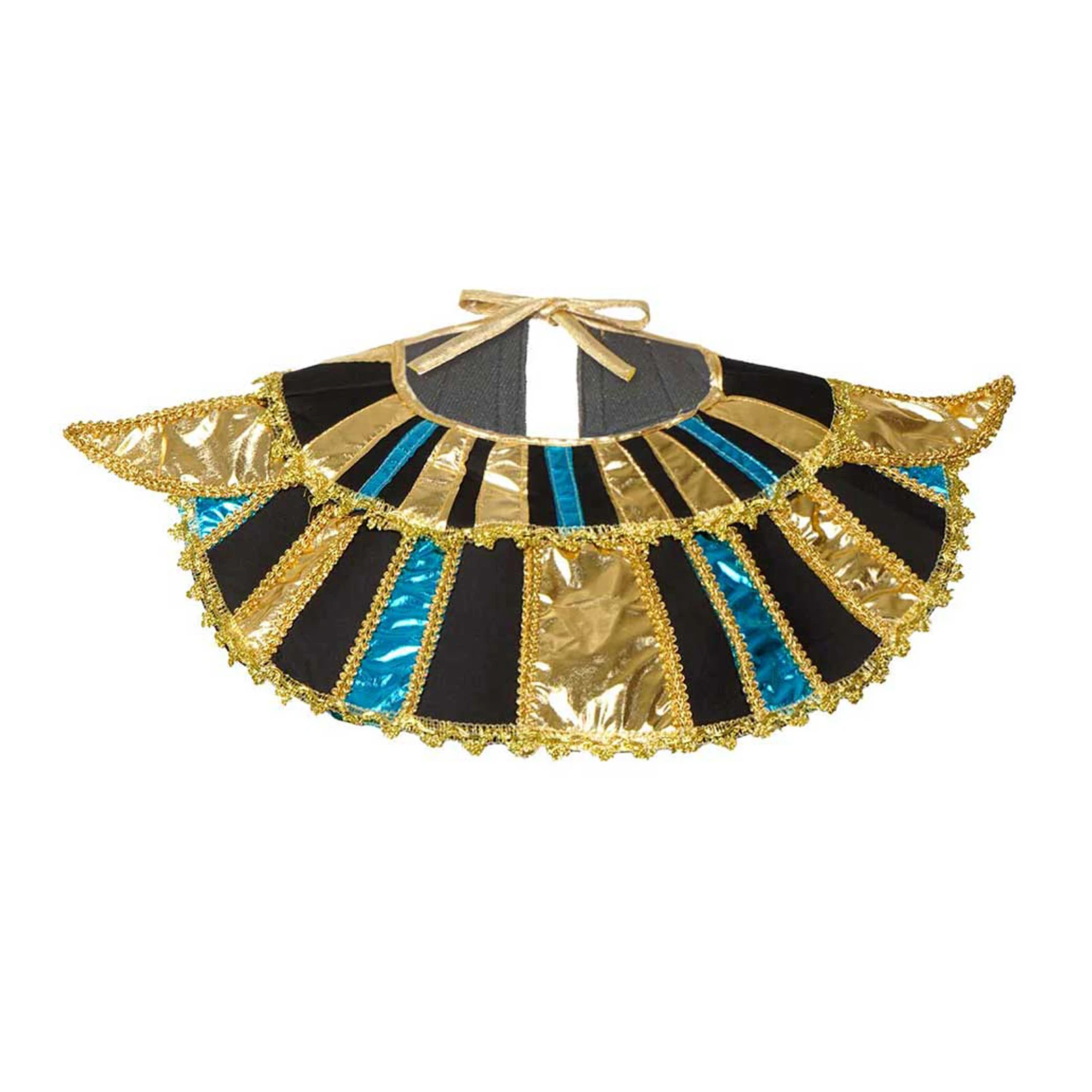 Cleopatra egiziano regina parrucca e perline frangia serpente fascia parrucca capelli lisci egitto collo collo accessori Cosplay di Halloween