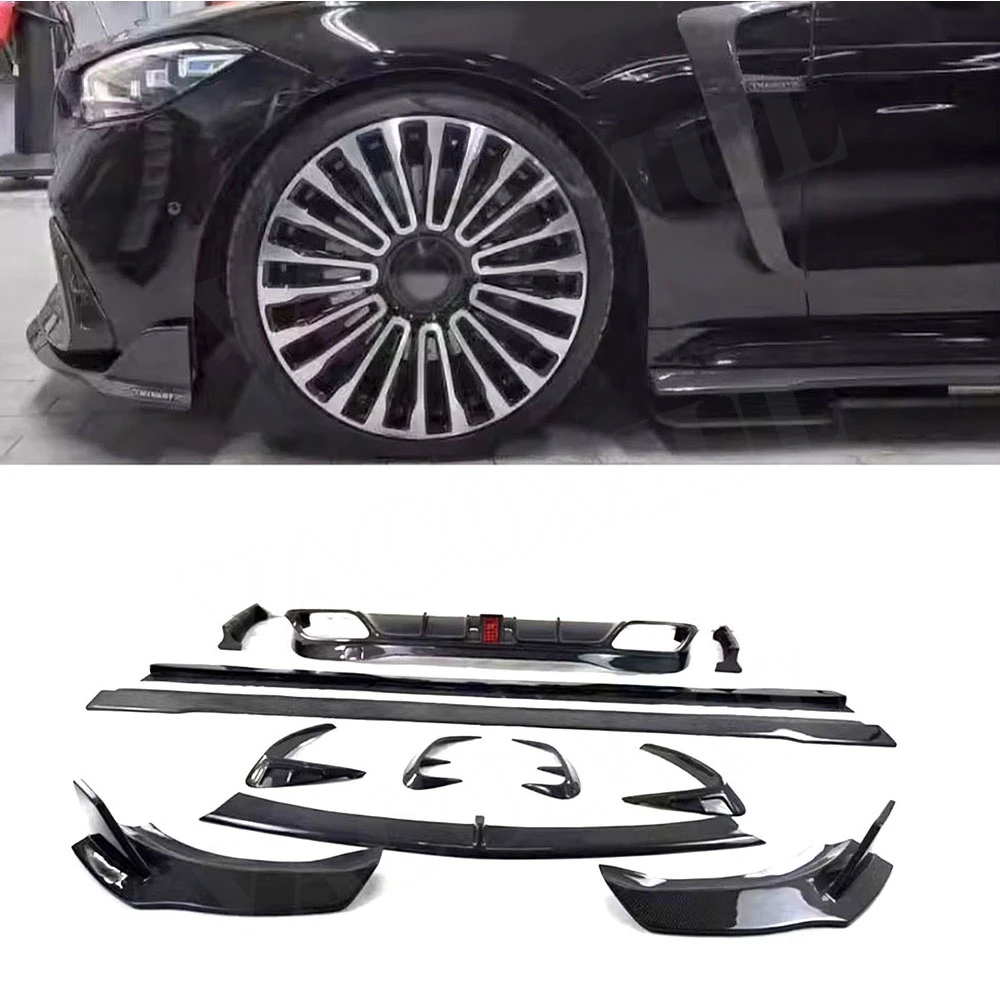 

VACOMUL For Benz S Class W223 S450 S500 Sport 2021-2023 Front Lip Rear Diffuser Splitters Side Skirts Outlet Canards Fender Trim