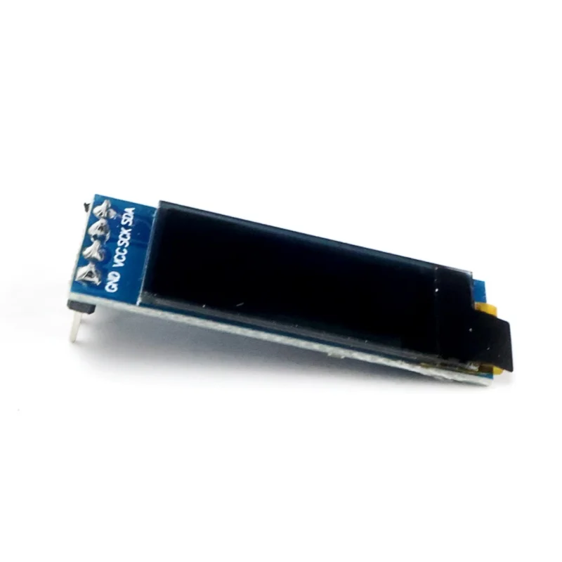 I2C OLED Display Module 0.91 Inch I2C SSD1306 OLED Display Module White / Blue I2C OLED Screen Driver DC 3.3V~5V for Arduino