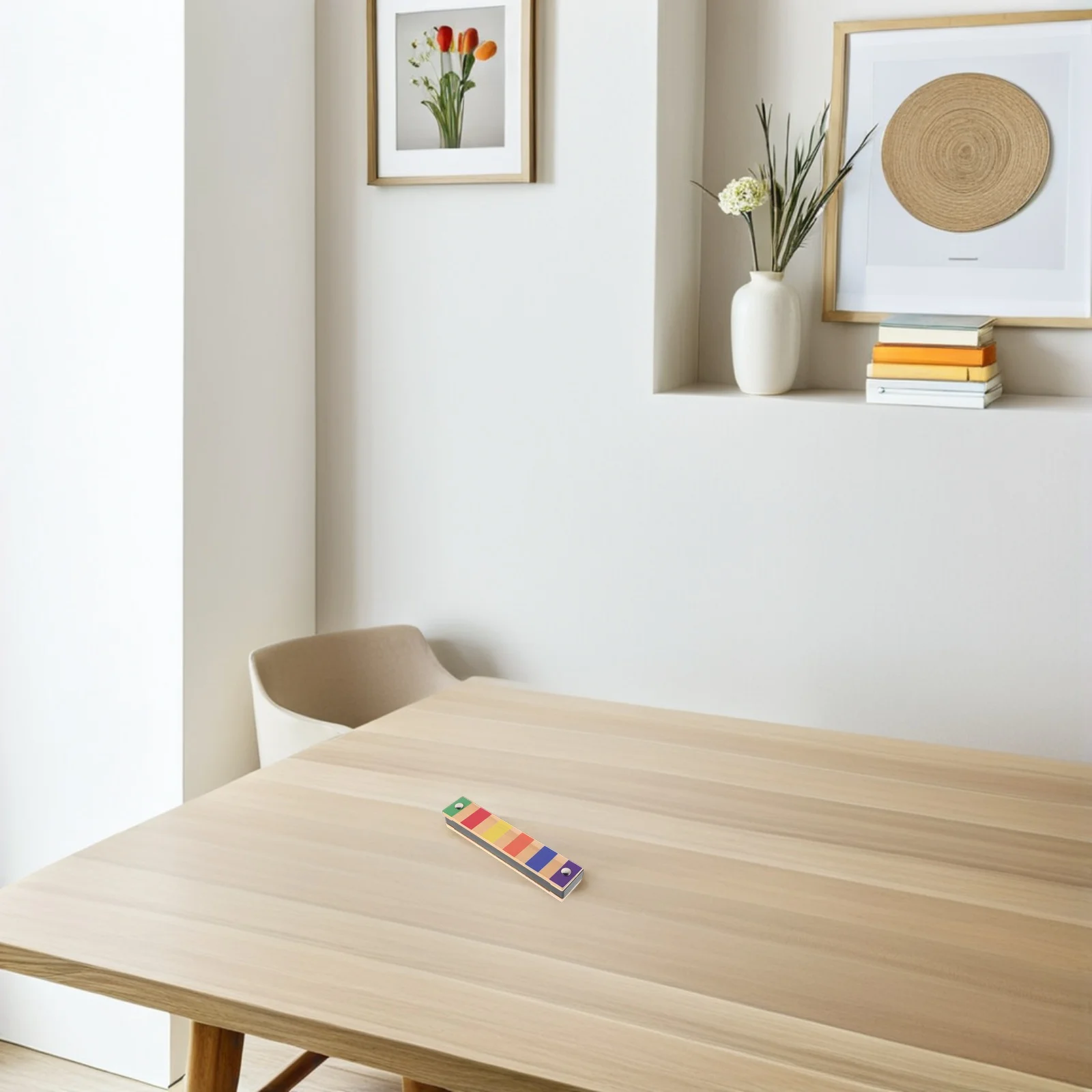 

2 Pcs 's Wooden Harmonica for Toddlers Instrument Beginner Musical Beginners