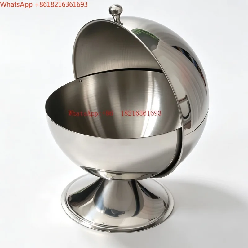 Stainless Steel Clamshell Seasoning Tank Diagonal Bowl Multi-functional Kitchen Seasoning Box
