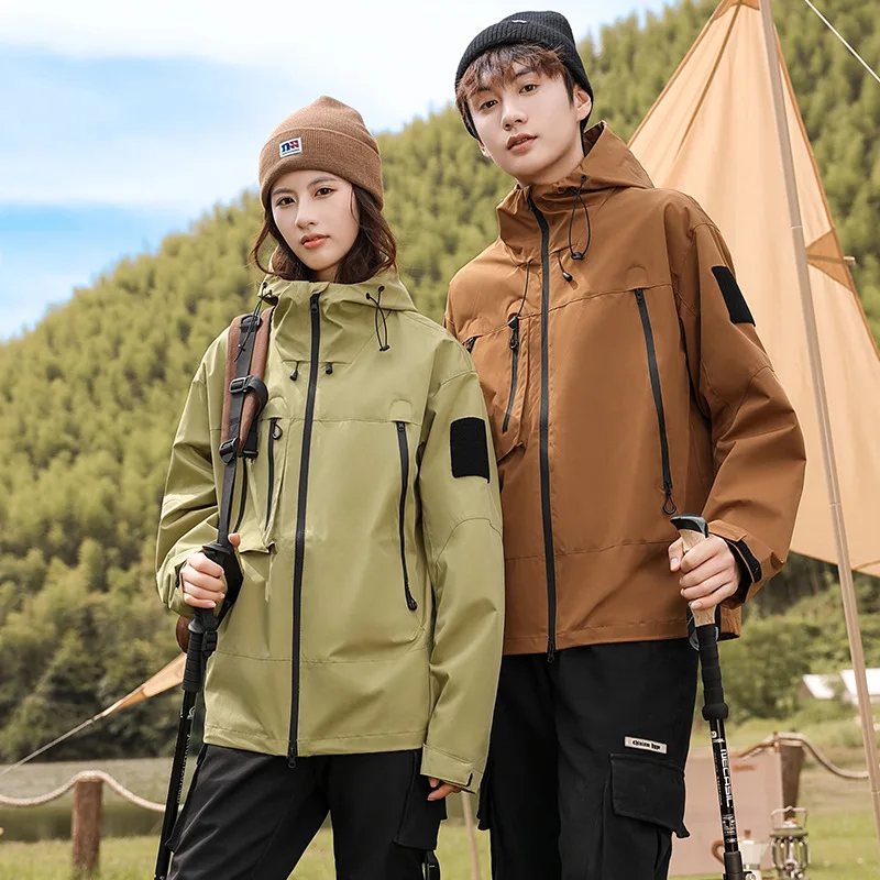 

Outdoor Men's Spring/Autumn New Arrival Jacket, Korean Style Trendy Windbreaker, Casual Outerwear Windproof Climbing