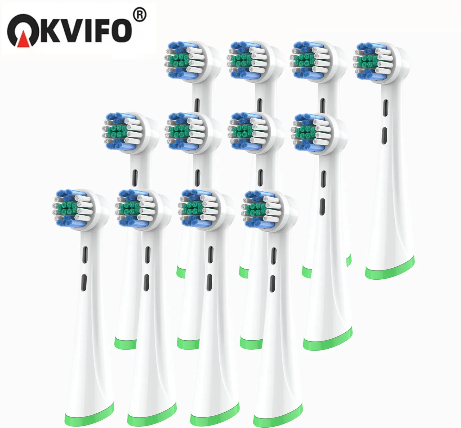 

Насадки для зубных щеток KVIFO 2/4/8/12, совместимые с электрическими зубными щетками Oral B iO серий 2/3/4/5/6/7/8/9/10, сменные насадки.