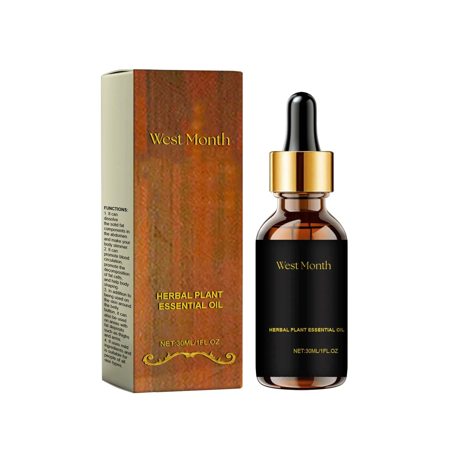 

WestMonth Body Care Массажная эссенция Увлажняющее нежное и укрепляющее массажное эфирное масло для ухода за телом