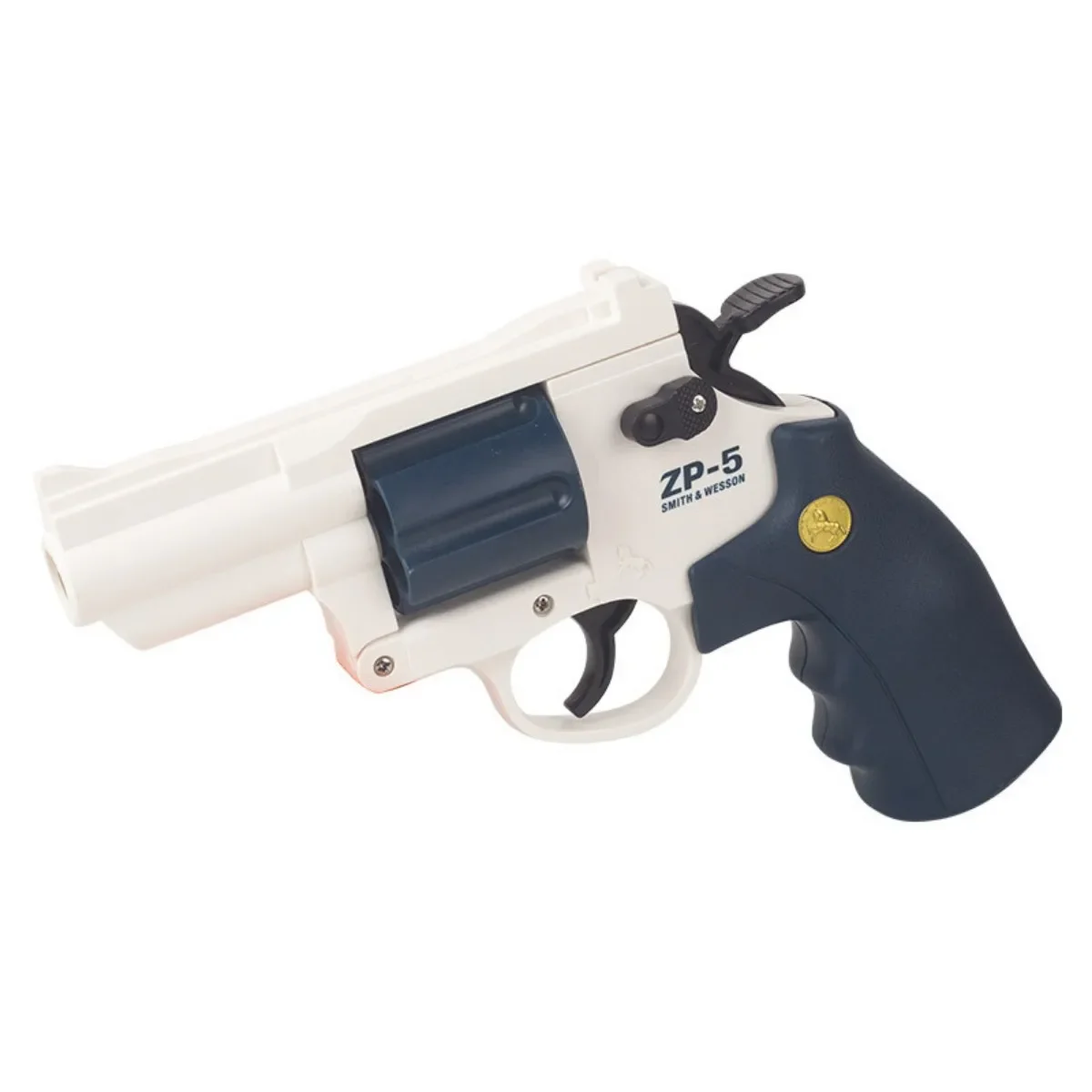 Perfect Continuous Fire ZP5 357 Revolver Launcher Speelgoedpistool met Zachte Dart Kogels voor CS Outdoor Game Leuke Cadeaus voor Baby