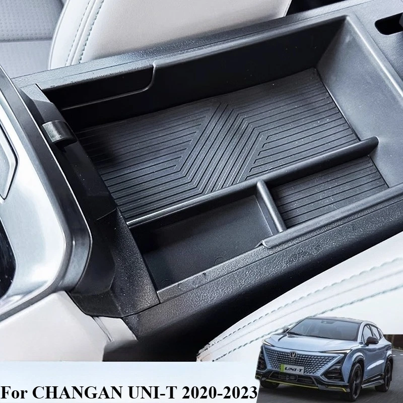 

1PCS Car Center Console Armrest Storage Box Interior Auto Accessories For CHANGAN UNI-T 2020-2023