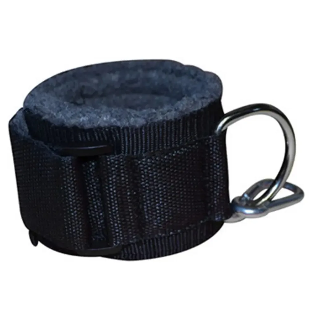 

Cotton Lining Fitness Ankle Buckle Buttocks Shaping Adjustable Ankle Strap Leg Cuffs Padded D-Ring Leg Strength Trainer