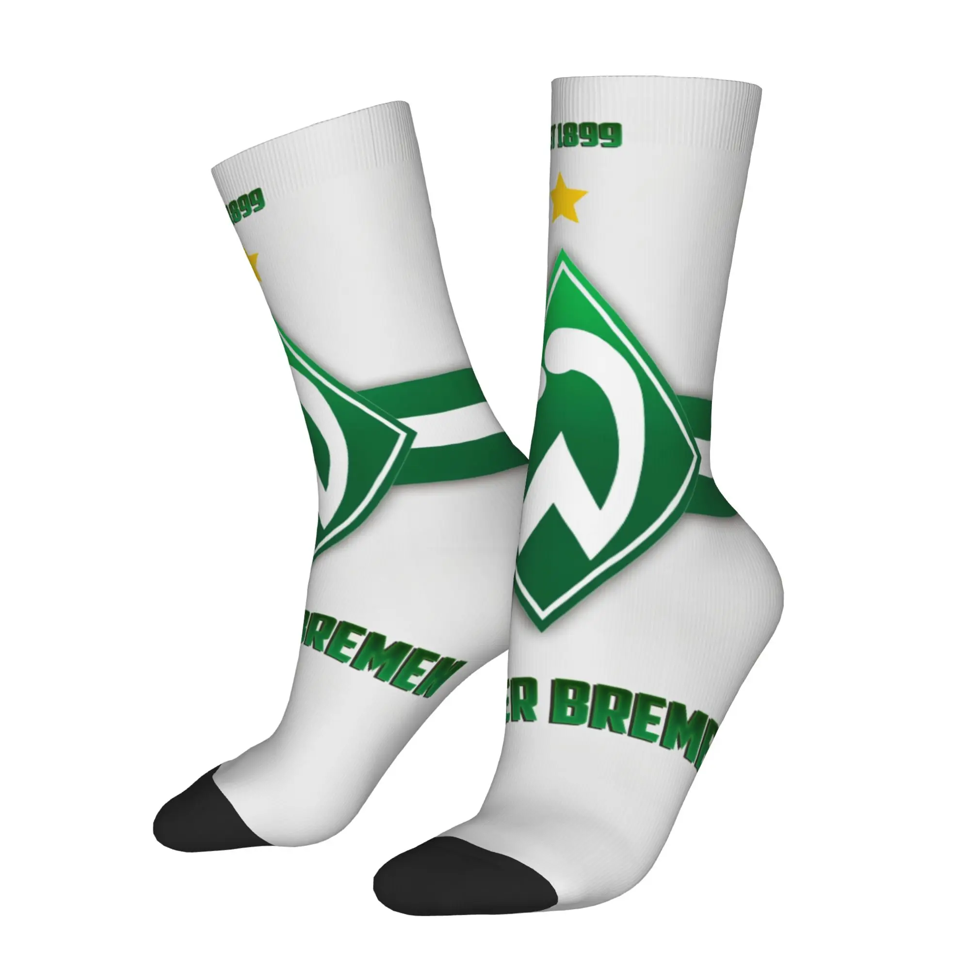 Happy Funny Werder Bremen Vintage Harajuku Werder Bremen Hip Hop Novelty Seamless Crew Crazy Sock Match Day Essentials