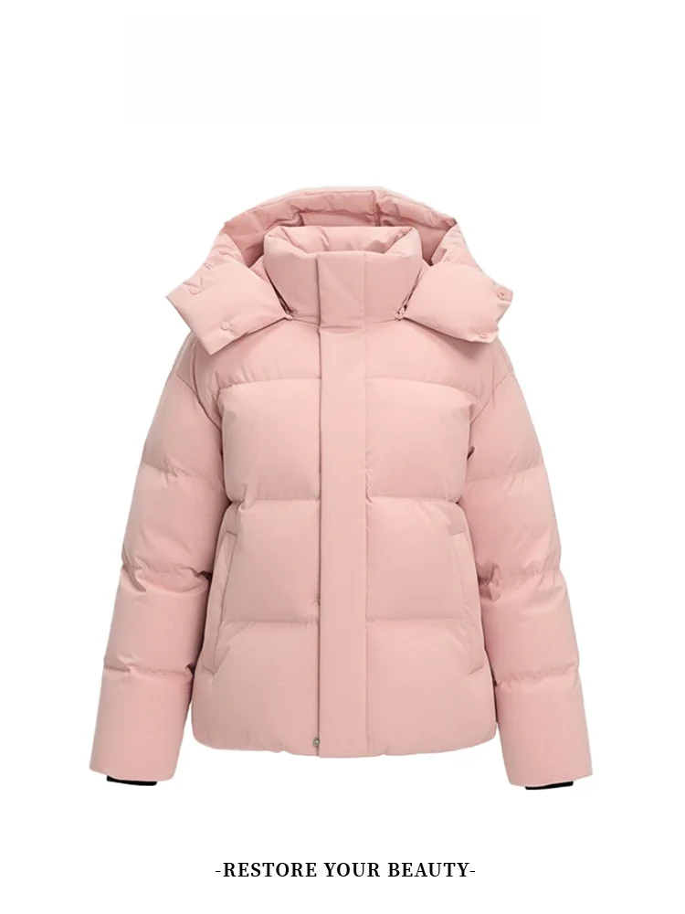 

Женская утепленная хлопковая куртка с капюшоном на флисовой подкладке, свободного кроя, в корейском стиле, с длинными рукавами, на молнии