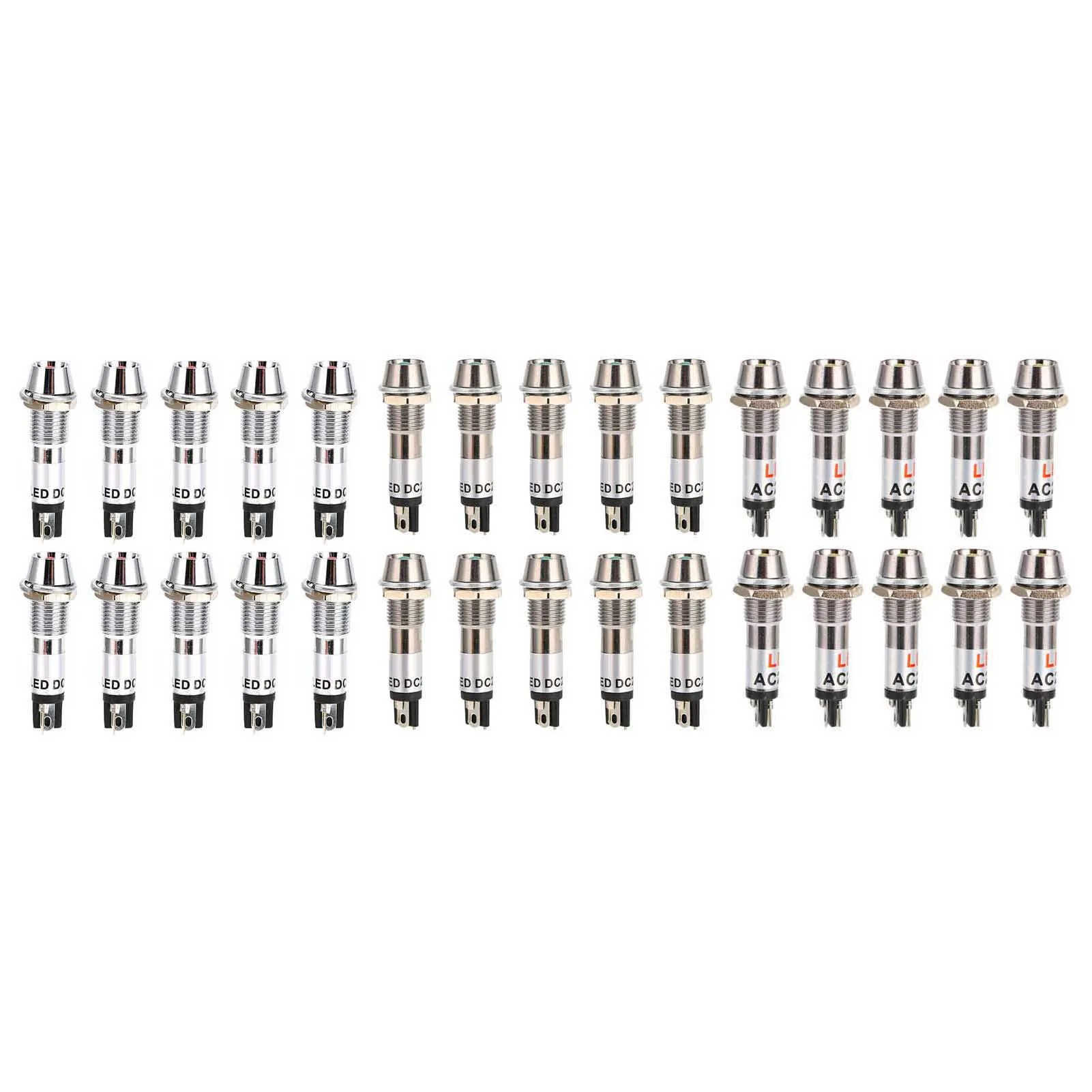 

Сигнальный световой индикатор, высокочувствительный, 3 цвета, пыленепроницаемая сигнальная лампа из нержавеющей стали, 24 В для промышленности, электроутилиты