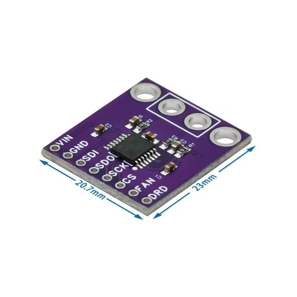 For Temperature Monitoring Blue Purple MAX31856 Noise Suppression Thermocouple Module 0.15 Full-scale Accuracy