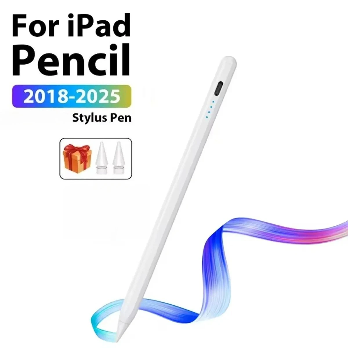 

Стилус для iPad 11-го и 10-го поколения — быстрая зарядка 10 минут, совместимый с Apple iPad 6-11 Gen (2018-2025), iPad Air 4/5