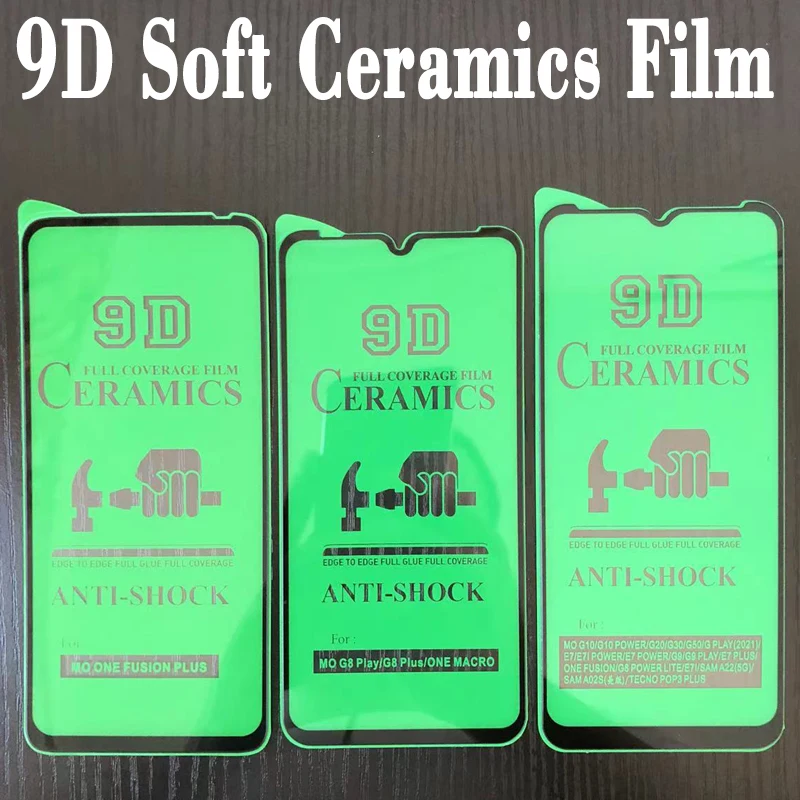 

50Pcs 9D Soft Ceramic Film For Samsung Galaxy M30S A10S A20S A30S A40S A50S A02S A21S A10E A20E Screen Protector Tempered Glass