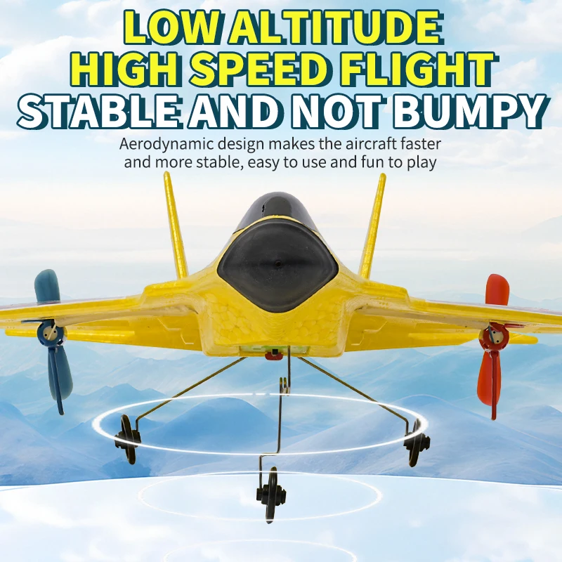 Samolot RC KF803 2.4G z oświetleniem LED Model latający RC Szybowiec RC Samolot pionowy Zabawka z pianki EPP Prezenty dla dzieci