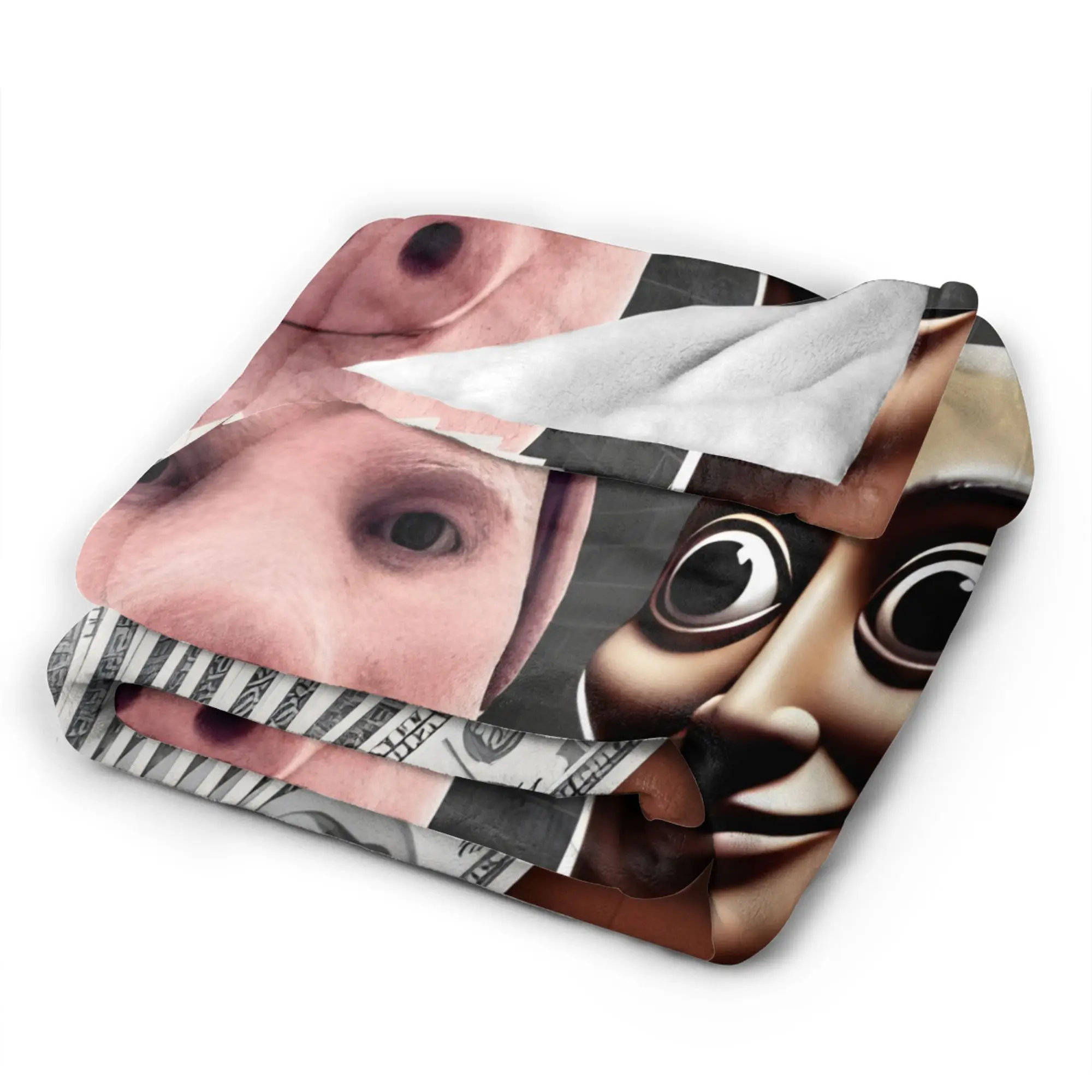 John Pork is Calling Blankets Adults Girls  Flannel Throw Blanket For Bedroom Warm Custom Quality Bedspread Gift