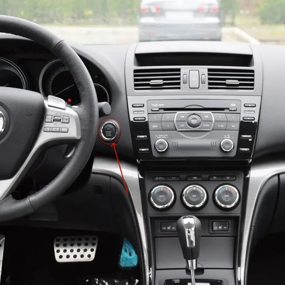 

Push Start Button Black Start Switch Button Made Of ABS Non-deformation Quick To Install Easy To Use Replacement Installation