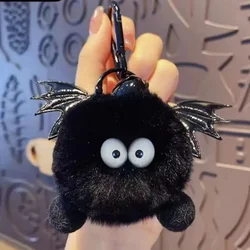 Dopamine Bag decoration Cute Cartoon Little Devil Plush Rabbit Fur Pendant Plush Korean Version Keychain Bag Ornament