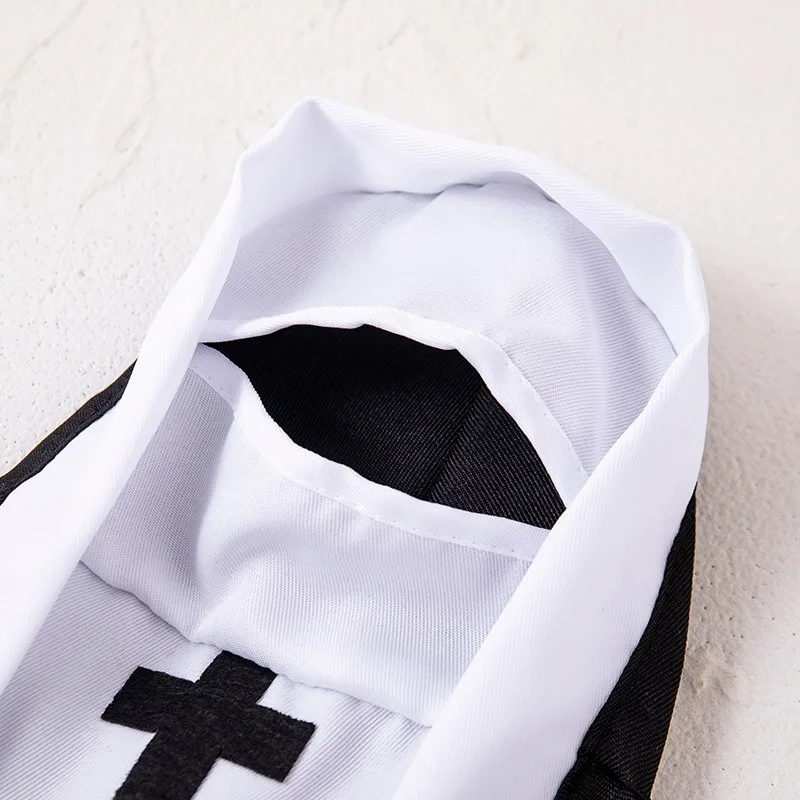Niedliches Anime-Katzen-Nonnen-Kostüm Kreative Lustige Party-Dekoration Halloween Kawaii Cartoon Haustier-Cosplay-Zubehör Geschenke – Detail 4