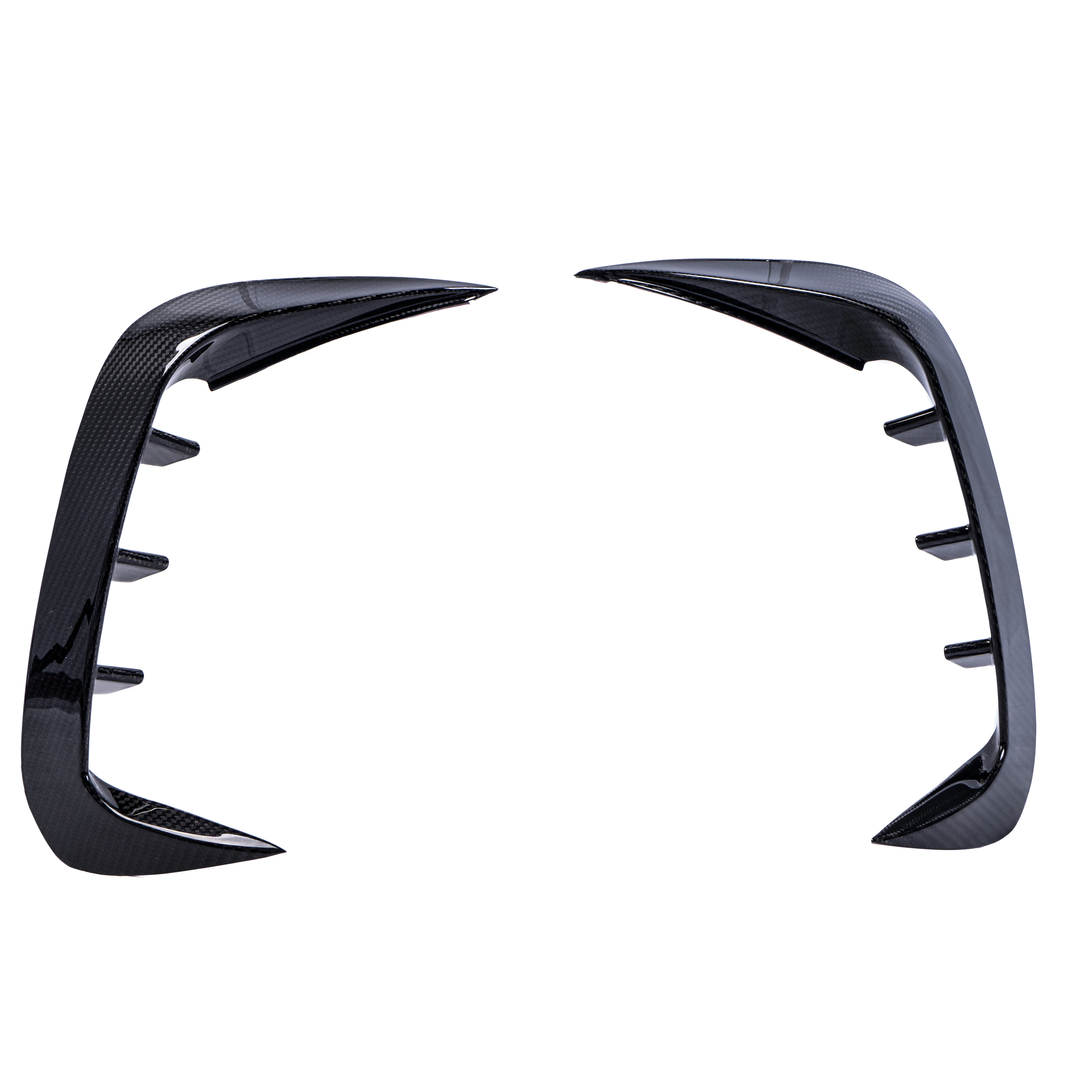 

630HOTCarbon Fiber Rear Bumper Trim Frame for BMW G22 G23 4 Series Coupe (2020 2024) | Gloss 3K Weave