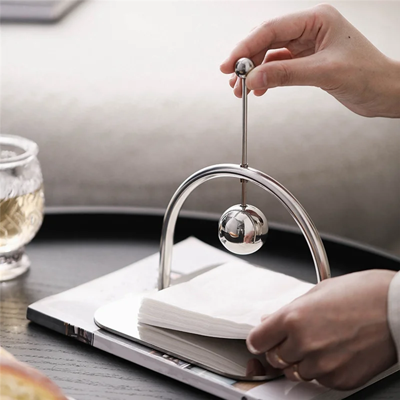 

ABUP-держатель для салфеток с утяжеленной рукой, современная полка для салфеток, квадратная подставка для салфеток для кухонной столешницы, обеденного стола, пикников